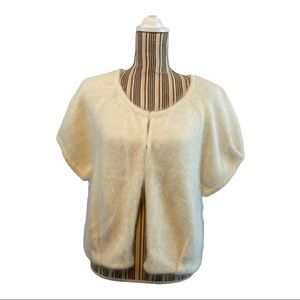 Vintage Rabbit Hair & wool shirt sleeve cardigan